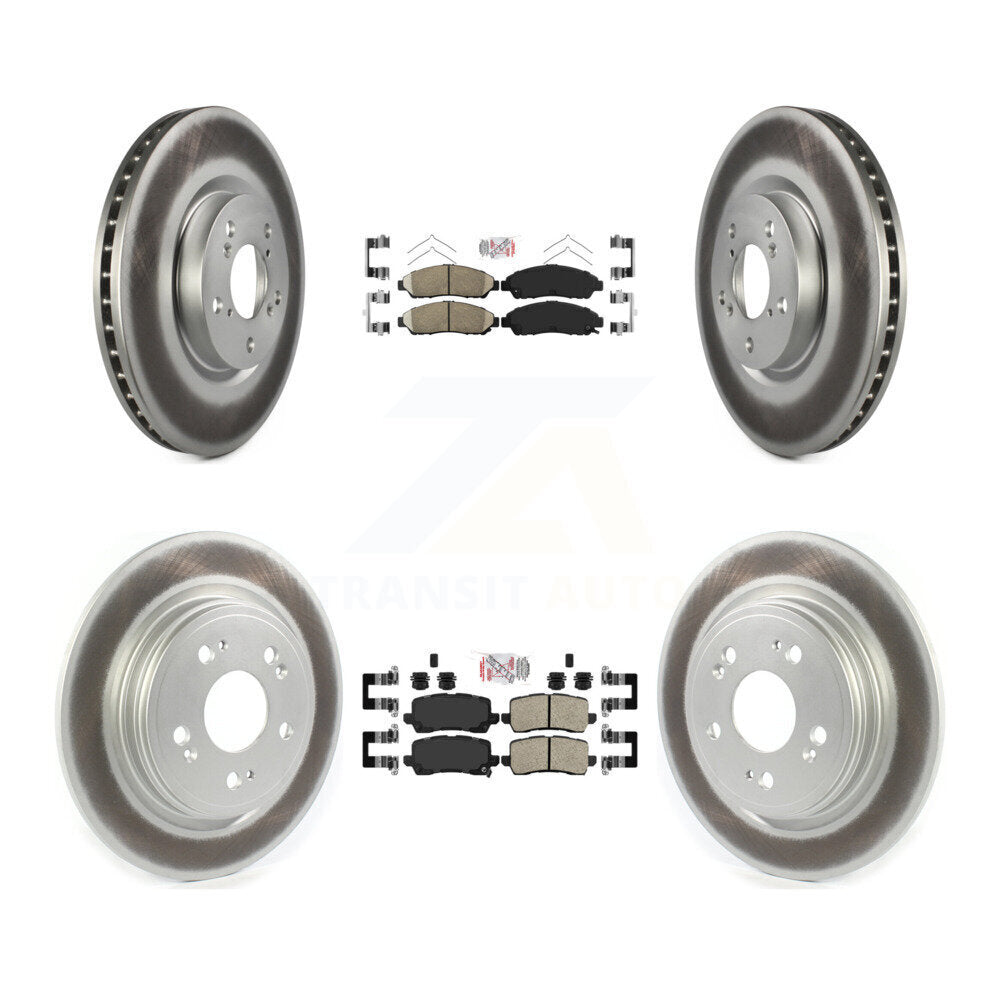 Transit Auto KGA-102111 Disc Brake Kit for 2014-2020 Acura RLX - Front and Rear