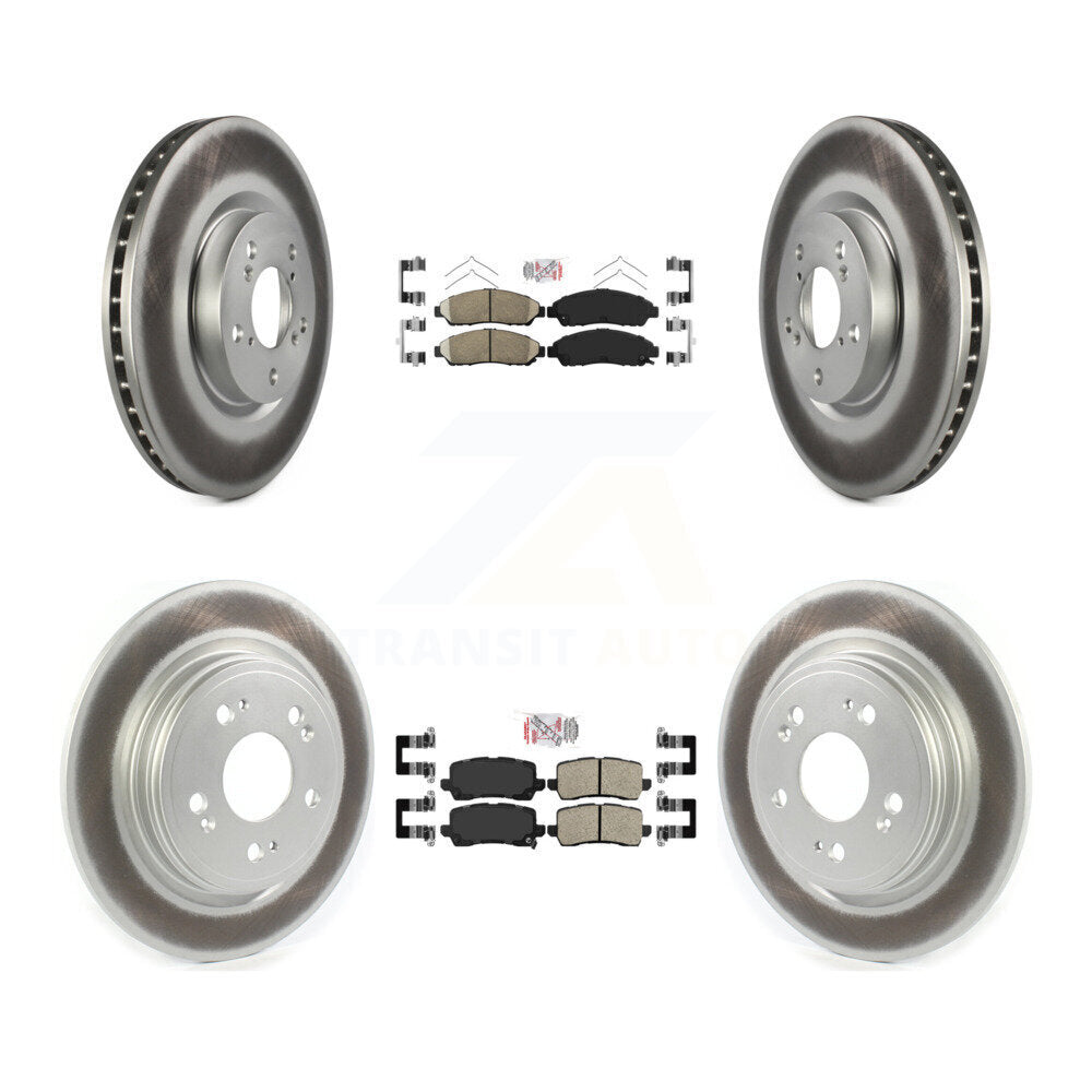 Transit Auto KGA-102113 Disc Brake Kit for 2014-2020 Acura RLX - Front and Rear