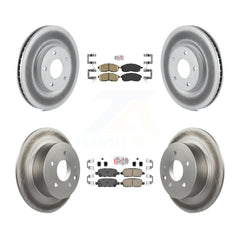 Transit Auto KGA-102119 Disc Brake Kit for 2007-2012 Nissan Sentra - Front and Rear
