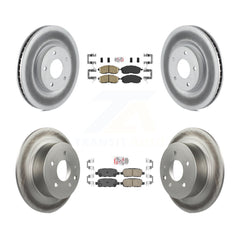 Transit Auto KGA-102122 Disc Brake Kit for 2007-2012 Nissan Sentra - Front and Rear