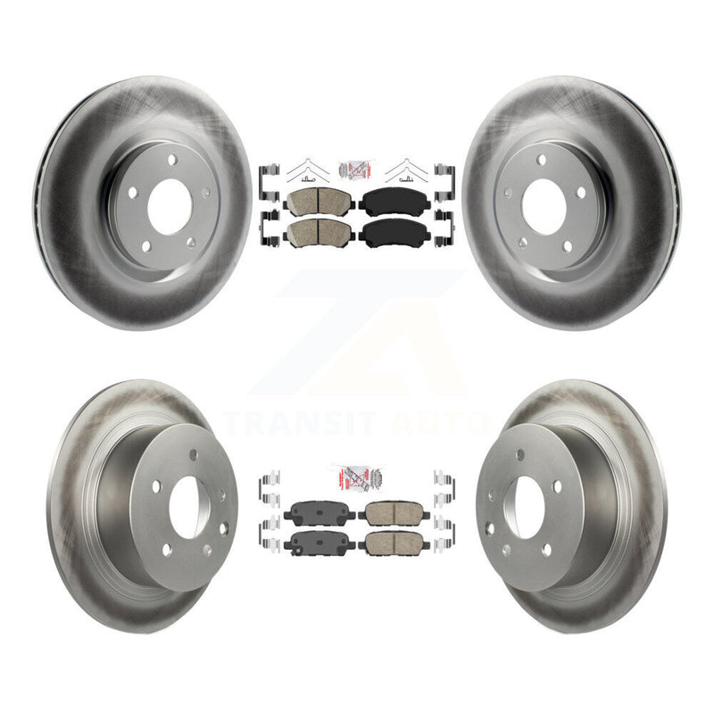 Transit Auto KGA-102125 Disc Brake Kit for 2007-2012 Nissan Sentra - Front and Rear