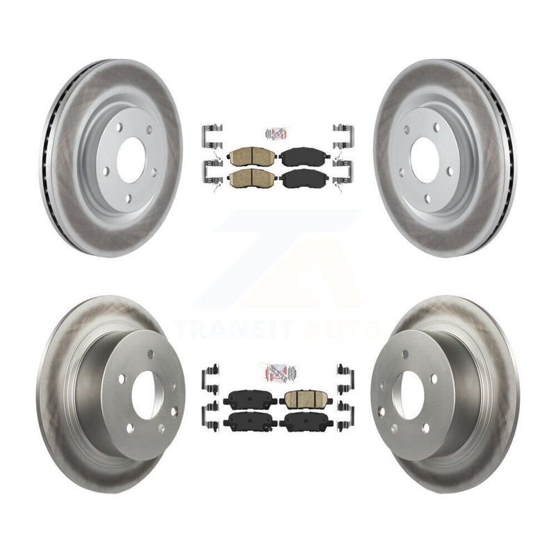 Transit Auto KGA-102130 Disc Brake Kit for 2011-2017 Nissan Juke - Front and Rear