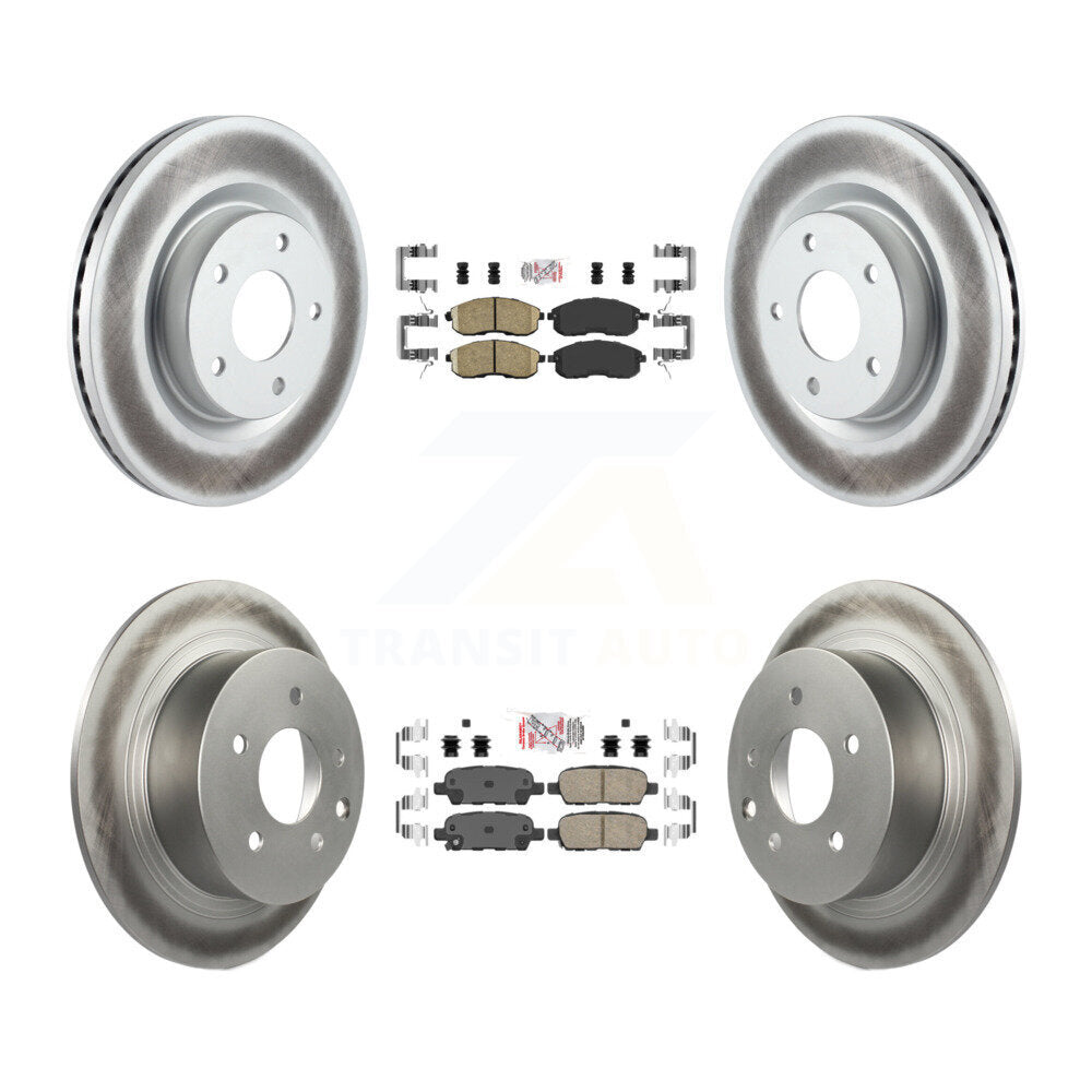 Transit Auto KGA-102133 Disc Brake Kit for 2007-2009 Nissan Altima - Front and Rear