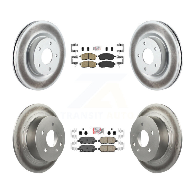 Transit Auto KGA-102133 Disc Brake Kit for 2007-2009 Nissan Altima - Front and Rear