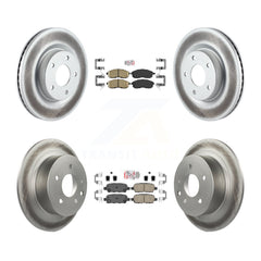 Transit Auto KGA-102134 Disc Brake Kit for 2007-2009 Nissan Altima - Front and Rear