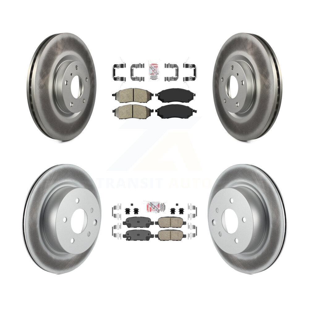 Transit Auto KGA-102137 Disc Brake Kit for 2008-2010 INFINITI M35, INFINITI M45, INFINITI EX35 - Front and Rear