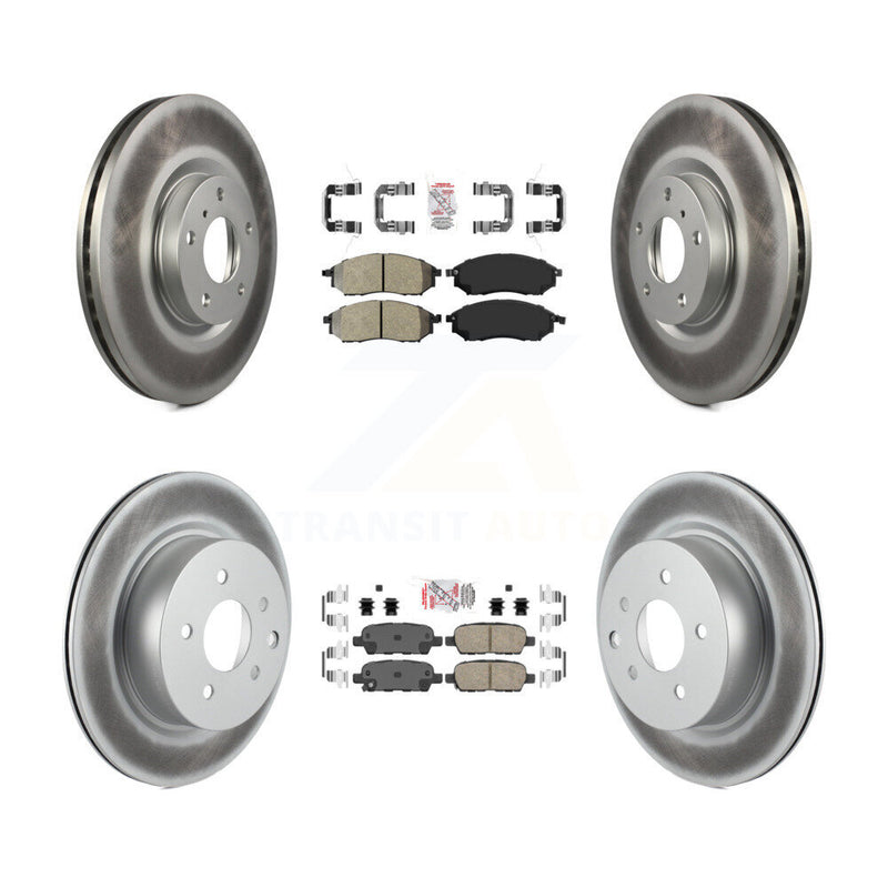 Transit Auto KGA-102137 Disc Brake Kit for 2008-2010 INFINITI M35, INFINITI M45, INFINITI EX35 - Front and Rear