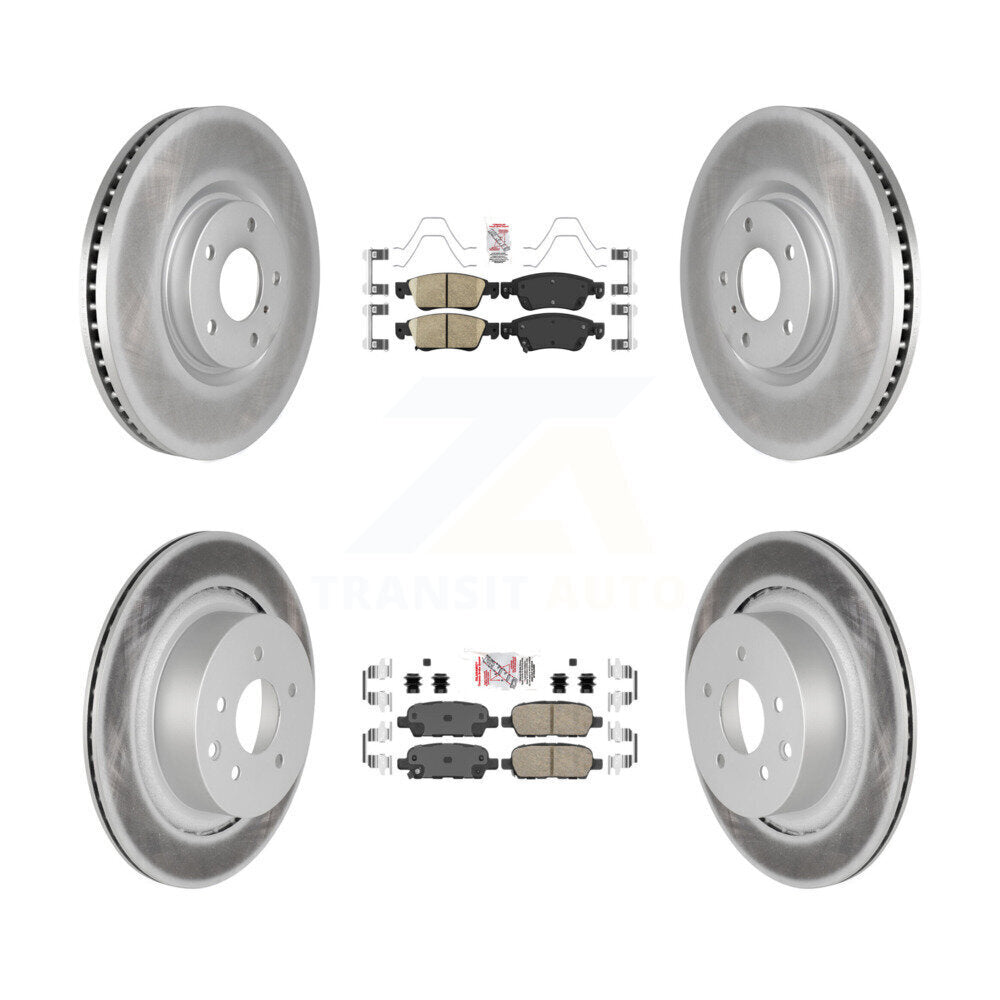 Transit Auto KGA-102138 Disc Brake Kit for 2007-2014 INFINITI Q60, INFINITI G37, INFINITI G35 - Front and Rear