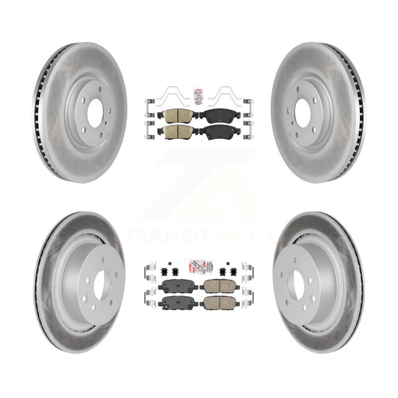 Transit Auto KGA-102138 Disc Brake Kit for 2007-2014 INFINITI Q60, INFINITI G37, INFINITI G35 - Front and Rear