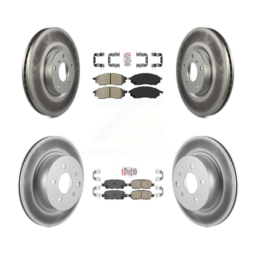 Transit Auto KGA-102139 Disc Brake Kit for 2008-2010 INFINITI M35, INFINITI M45, INFINITI EX35 - Front and Rear
