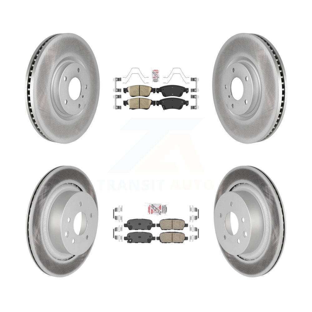 Transit Auto KGA-102140 Disc Brake Kit for 2007-2014 INFINITI Q60, INFINITI G37, INFINITI G35 - Front and Rear