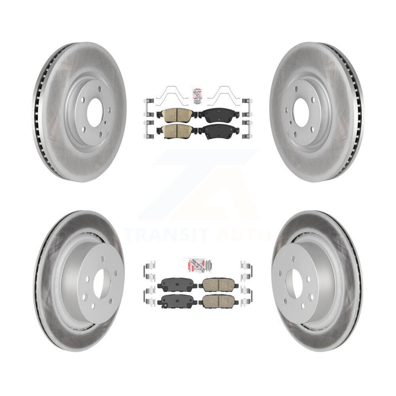 Transit Auto KGA-102140 Disc Brake Kit for 2007-2014 INFINITI Q60, INFINITI G37, INFINITI G35 - Front and Rear