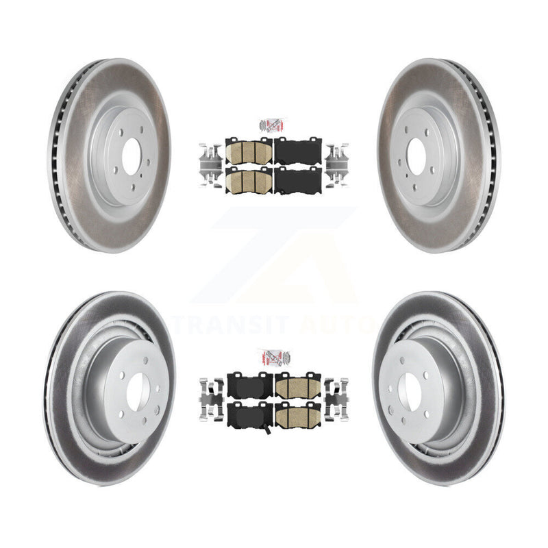 Transit Auto KGA-102144 Disc Brake Kit for 2009-2013 INFINITI G37 - Front and Rear