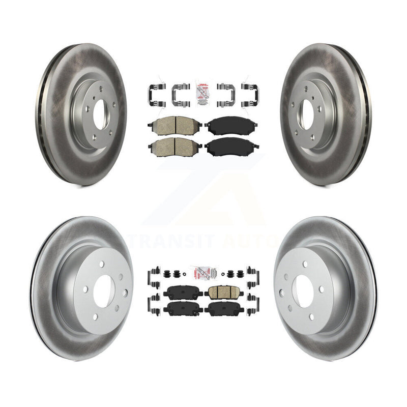 Transit Auto KGA-102145 Disc Brake Kit for 2005-2015 INFINITI Q40, INFINITI QX50 and More - Front and Rear