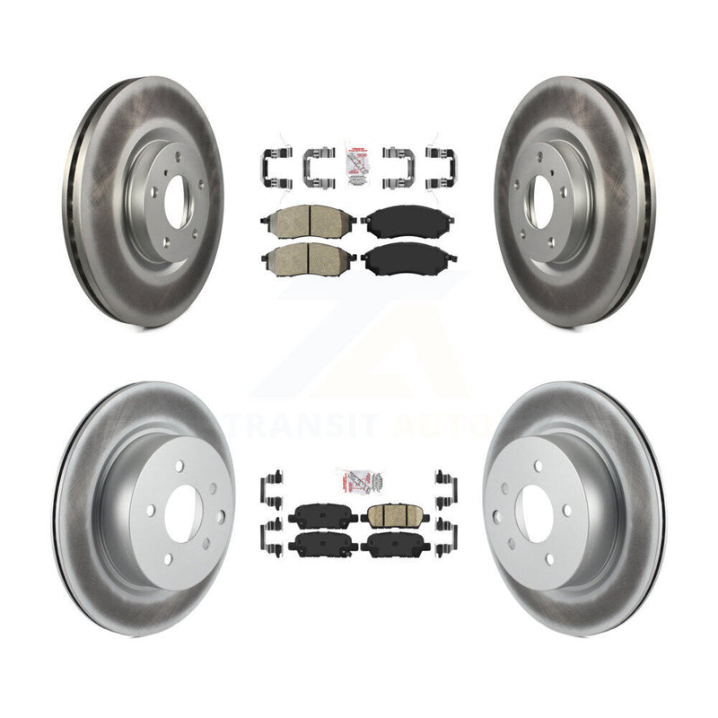 Transit Auto KGA-102146 Disc Brake Kit for 2005-2015 INFINITI Q40, INFINITI QX50 and More - Front and Rear