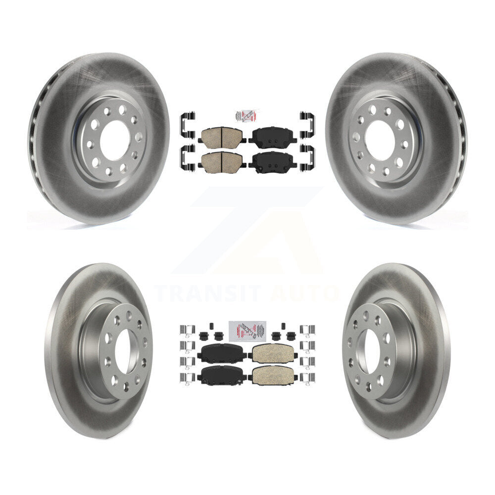 Transit Auto KGA-102147 Disc Brake Kit for 2018-2022 Jeep Compass - Front and Rear