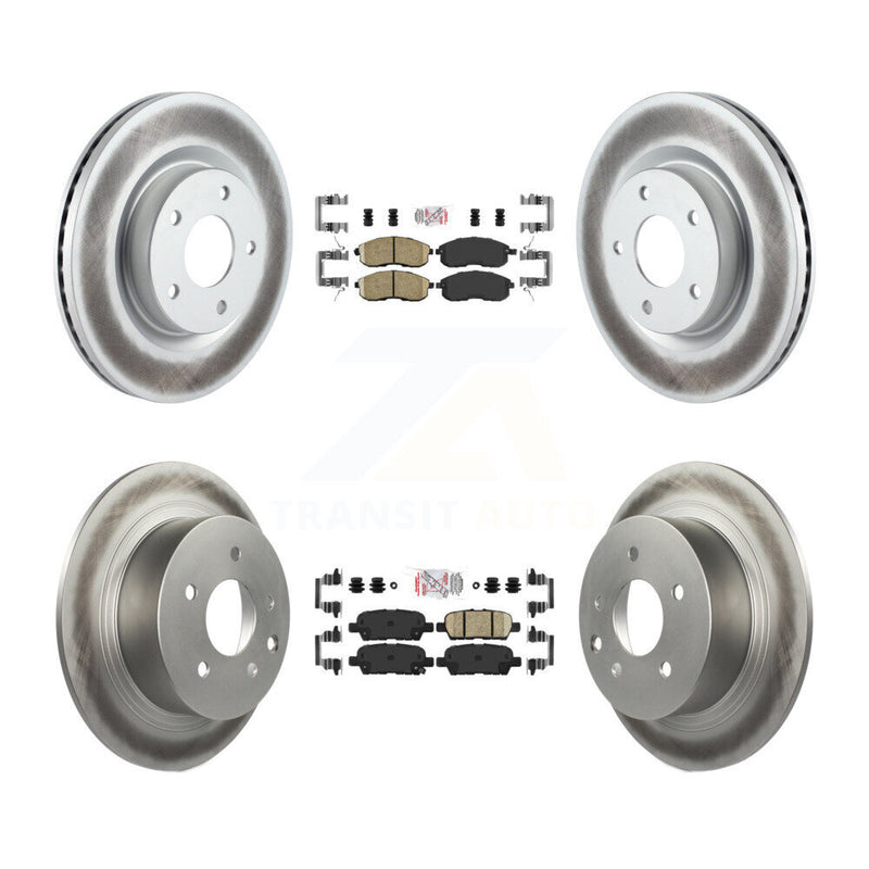 Transit Auto KGA-102149 Disc Brake Kit for 2007-2013 Nissan Altima - Front and Rear