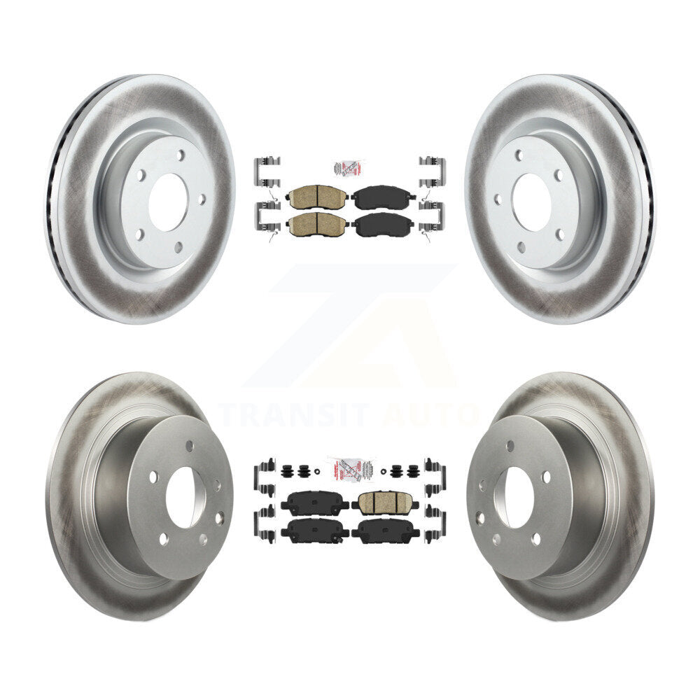 Transit Auto KGA-102150 Disc Brake Kit for 2007-2013 Nissan Altima - Front and Rear