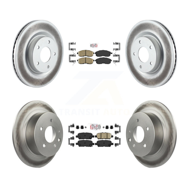 Transit Auto KGA-102150 Disc Brake Kit for 2007-2013 Nissan Altima - Front and Rear