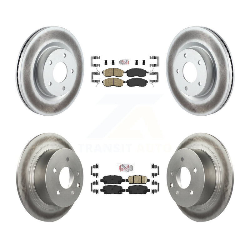 Transit Auto KGA-102151 Disc Brake Kit for 2007-2013 Nissan Altima - Front and Rear