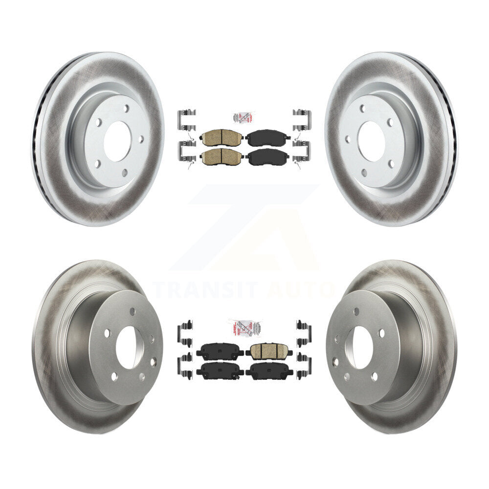 Transit Auto KGA-102152 Disc Brake Kit for 2007-2013 Nissan Altima - Front and Rear