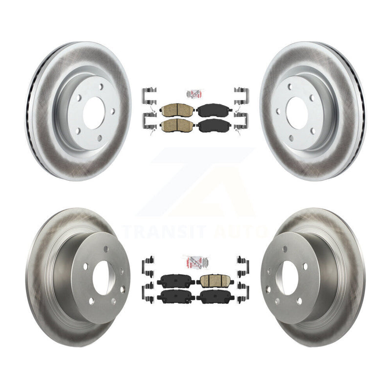 Transit Auto KGA-102152 Disc Brake Kit for 2007-2013 Nissan Altima - Front and Rear