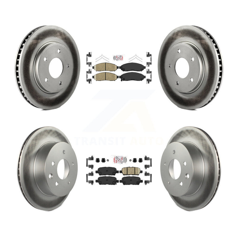 Transit Auto KGA-102153 Disc Brake Kit for 2011-2014 Nissan LEAF - Front and Rear