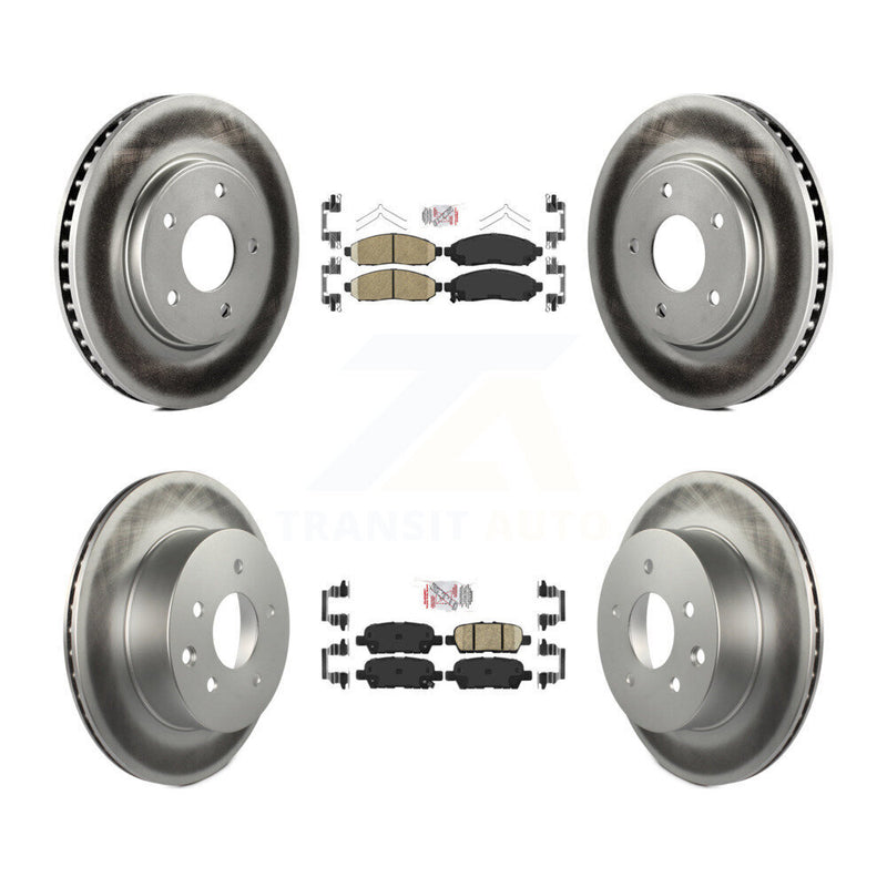 Transit Auto KGA-102155 Disc Brake Kit for 2011-2014 Nissan LEAF - Front and Rear