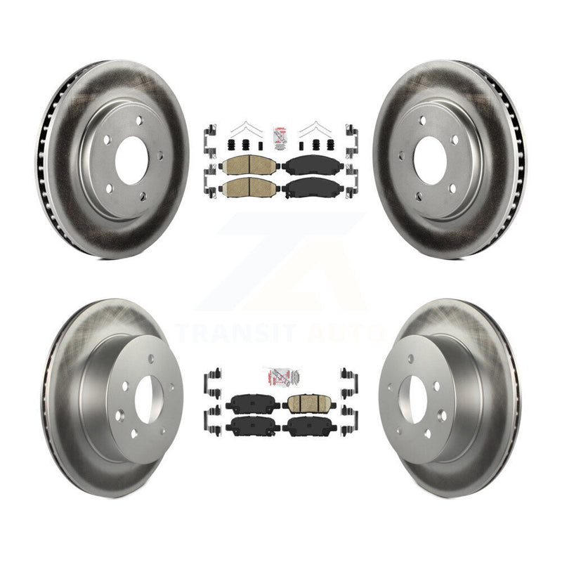 Transit Auto KGA-102156 Disc Brake Kit for 2011-2014 Nissan LEAF - Front and Rear