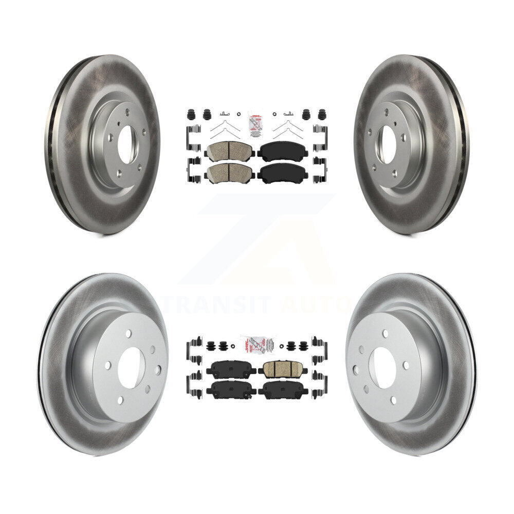 Transit Auto KGA-102157 Disc Brake Kit for 2009-2022 Nissan Maxima - Front and Rear
