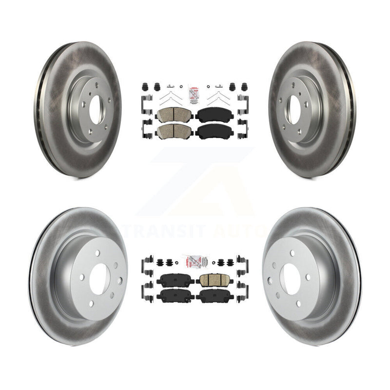 Transit Auto KGA-102157 Disc Brake Kit for 2009-2022 Nissan Maxima - Front and Rear