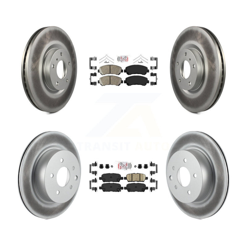 Transit Auto KGA-102158 Disc Brake Kit for 2009-2022 Nissan Maxima - Front and Rear