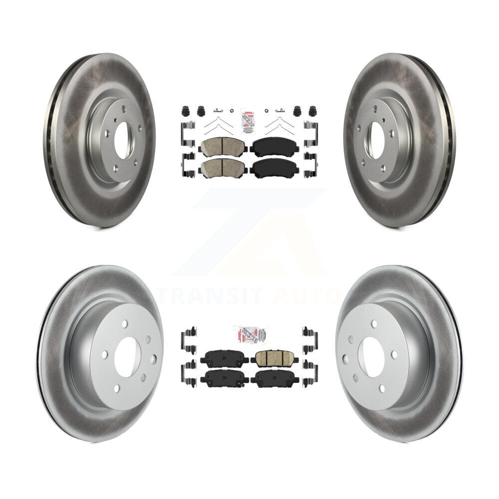 Transit Auto KGA-102159 Disc Brake Kit for 2009-2022 Nissan Maxima - Front and Rear