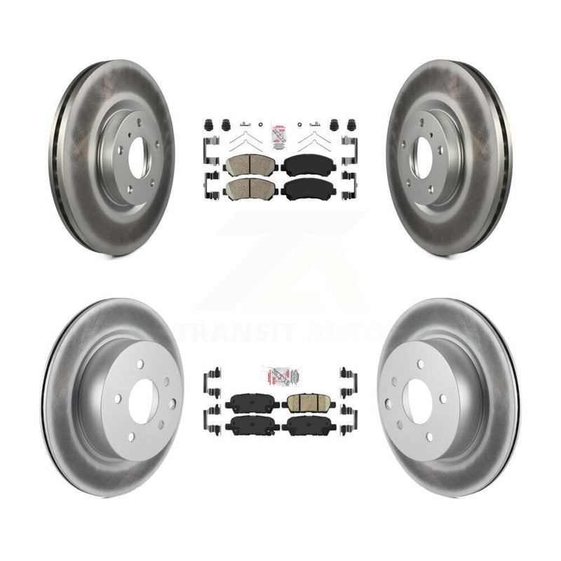 Transit Auto KGA-102159 Disc Brake Kit for 2009-2022 Nissan Maxima - Front and Rear