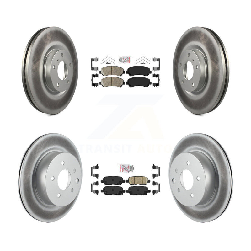 Transit Auto KGA-102160 Disc Brake Kit for 2009-2022 Nissan Maxima - Front and Rear