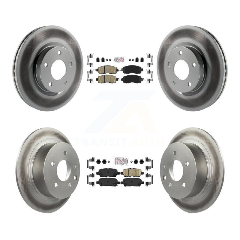 Transit Auto KGA-102161 Disc Brake Kit for 2013-2023 Nissan Altima - Front and Rear