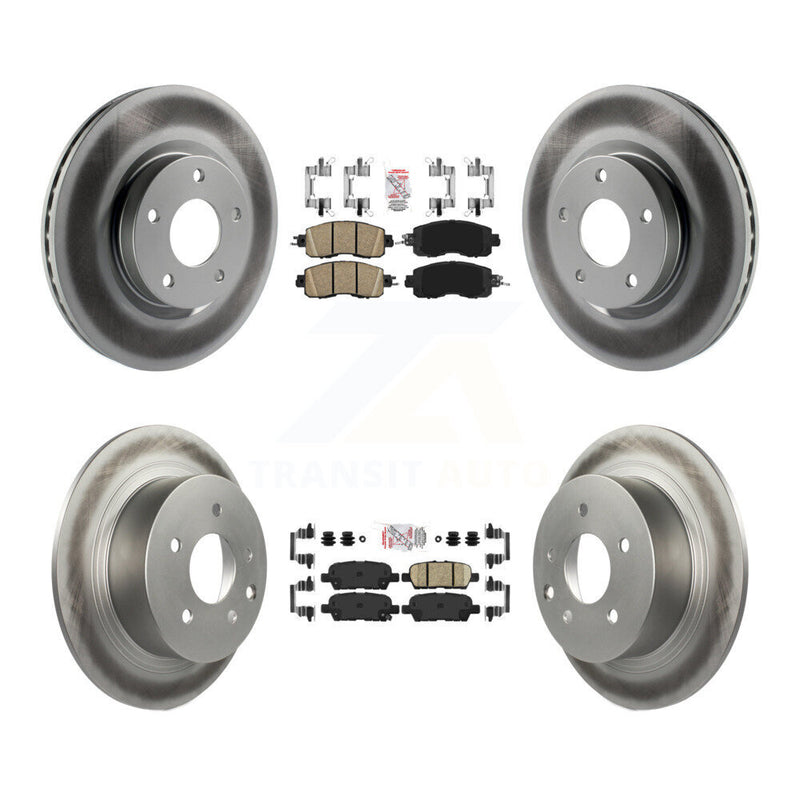 Transit Auto KGA-102162 Disc Brake Kit for 2013-2023 Nissan Altima - Front and Rear
