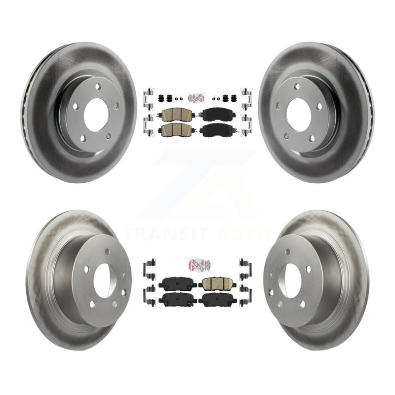 Transit Auto KGA-102163 Disc Brake Kit for 2013-2023 Nissan Altima - Front and Rear