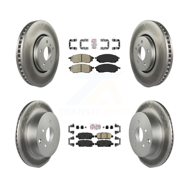 Transit Auto KGA-102182 Disc Brake Kit for 2006-2013 INFINITI FX37, INFINITI FX35, INFINITI FX45 - Front and Rear