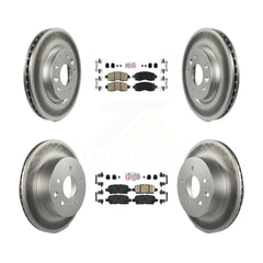 Transit Auto KGA-102186 Disc Brake Kit for 2014-2017 Nissan LEAF - Front and Rear