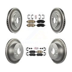 Transit Auto KGA-102187 Disc Brake Kit for 2014-2017 Nissan LEAF - Front and Rear