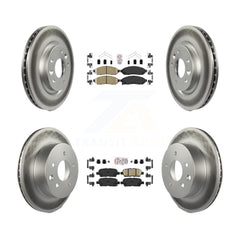 Transit Auto KGA-102189 Disc Brake Kit for 2015 Nissan LEAF - Front and Rear