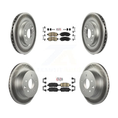 Transit Auto KGA-102190 Disc Brake Kit for 2014-2017 Nissan LEAF - Front and Rear