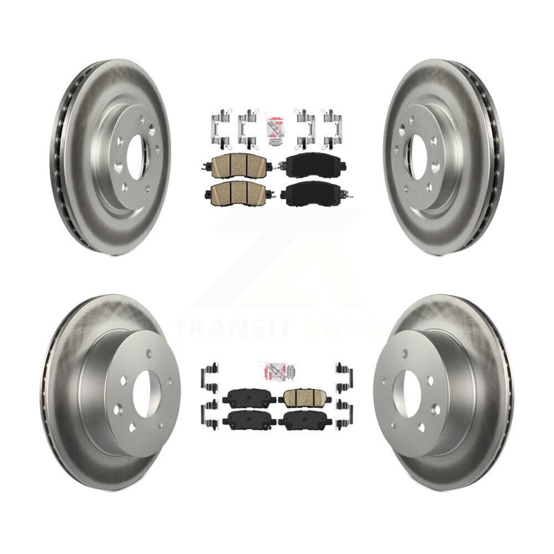 Transit Auto KGA-102191 Disc Brake Kit for 2014-2017 Nissan LEAF - Front and Rear