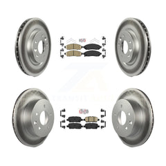 Transit Auto KGA-102192 Disc Brake Kit for 2015 Nissan LEAF - Front and Rear