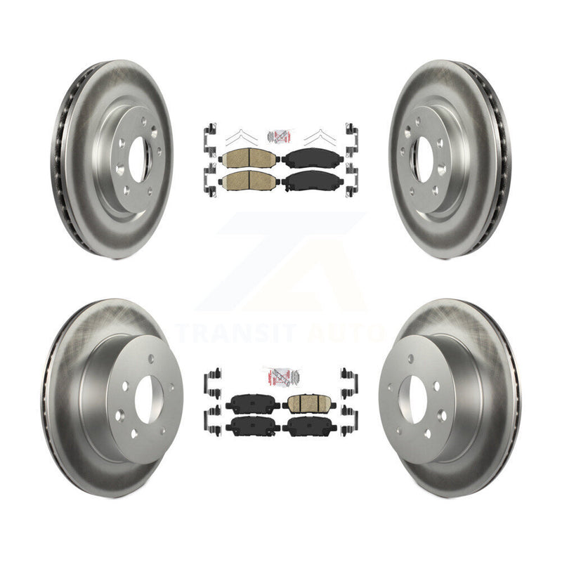 Transit Auto KGA-102192 Disc Brake Kit for 2015 Nissan LEAF - Front and Rear