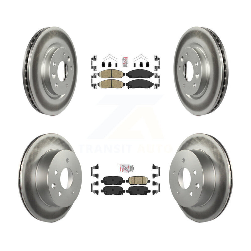 Transit Auto KGA-102193 Disc Brake Kit for 2015 Nissan LEAF - Front and Rear