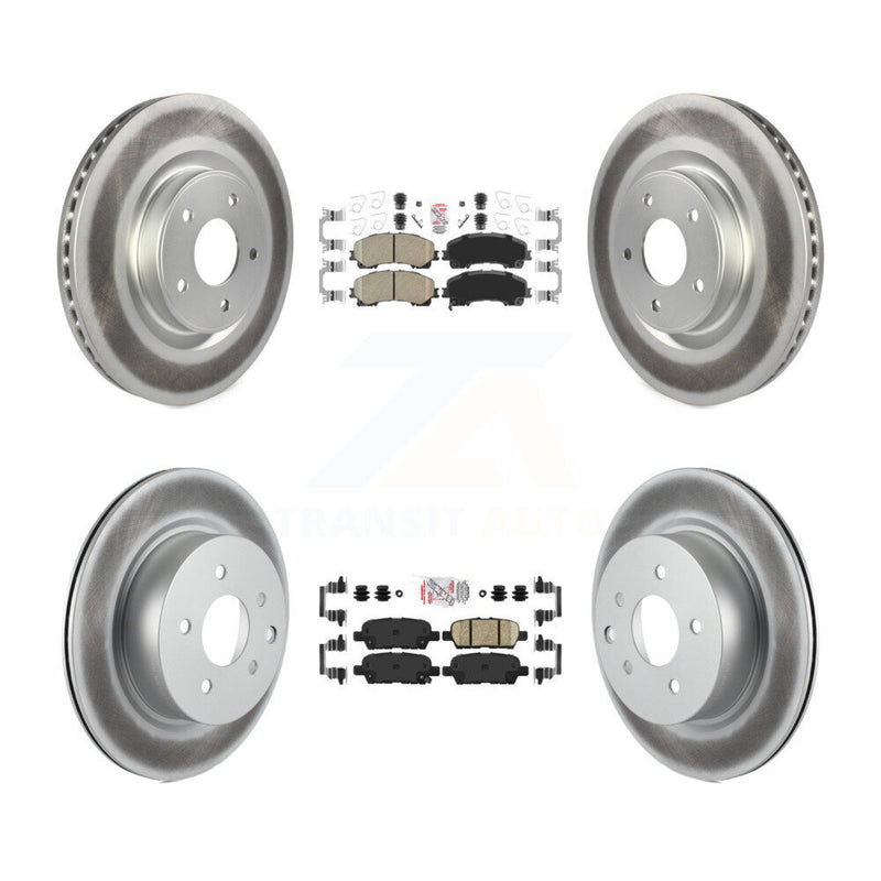 Transit Auto KGA-102195 Disc Brake Kit for 2016-2017 INFINITI QX50 - Front and Rear