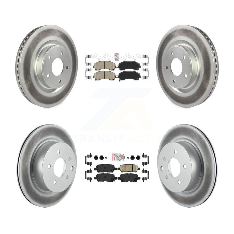 Transit Auto KGA-102196 Disc Brake Kit for 2016-2017 INFINITI QX50 - Front and Rear