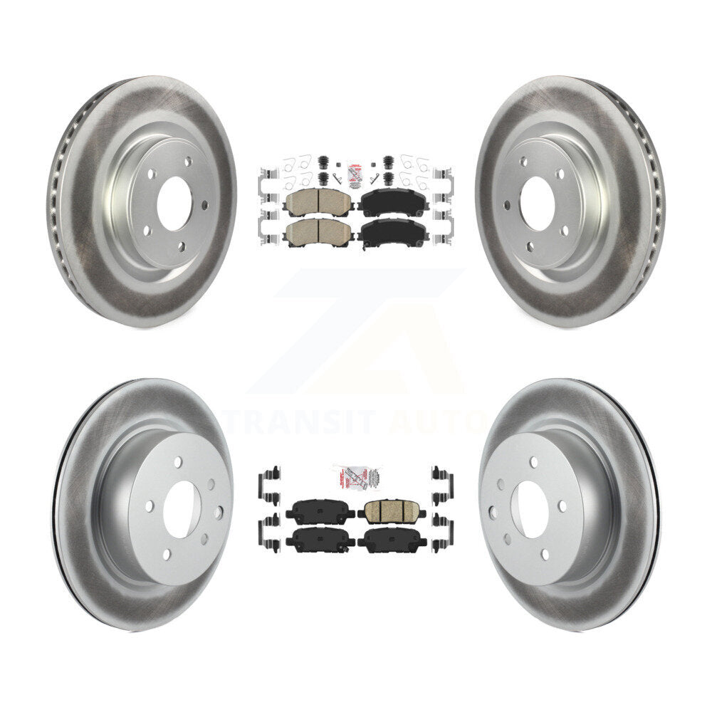 Transit Auto KGA-102197 Disc Brake Kit for 2016-2017 INFINITI QX50 - Front and Rear